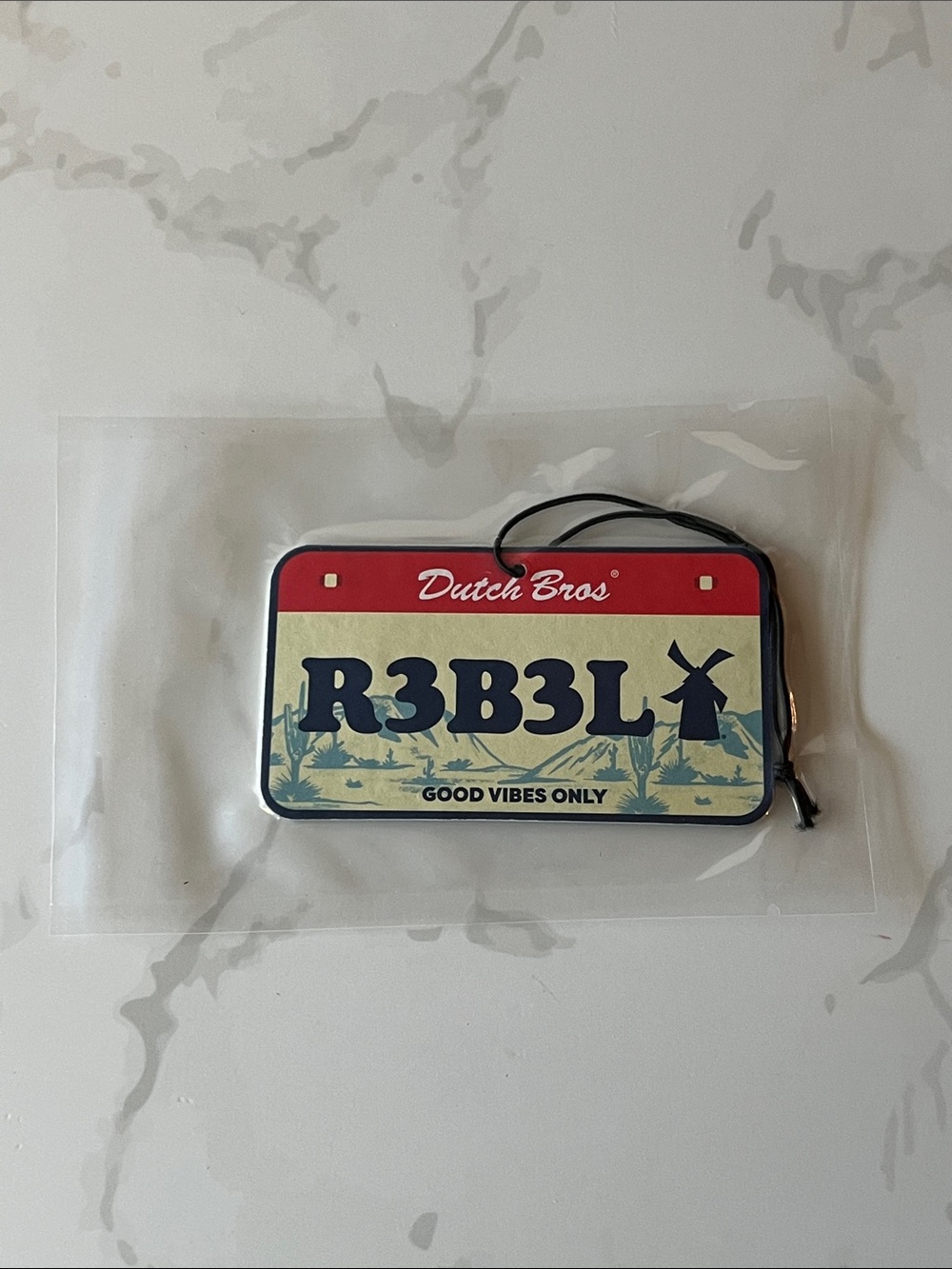 Dutch Bros License Plate Air Freshener - Limited Edition